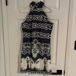 Union of Angels Navy and White Dress